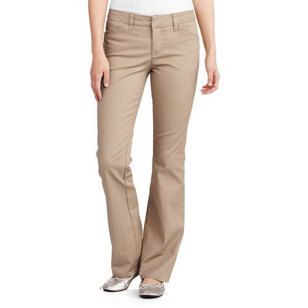 Dickies Juniors' School Uniform 4 Pocket Slim Bootcut Pant - Walmart.com