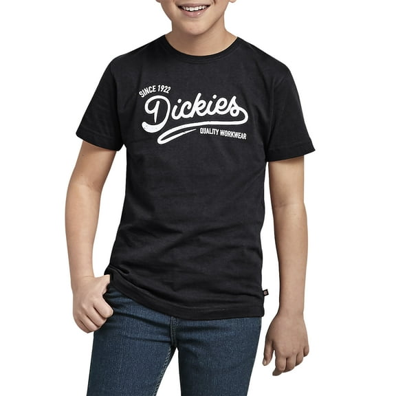 Dickies Kids' Short-Sleeve Cursive Script Premium Graphic Tee / T-Shirt