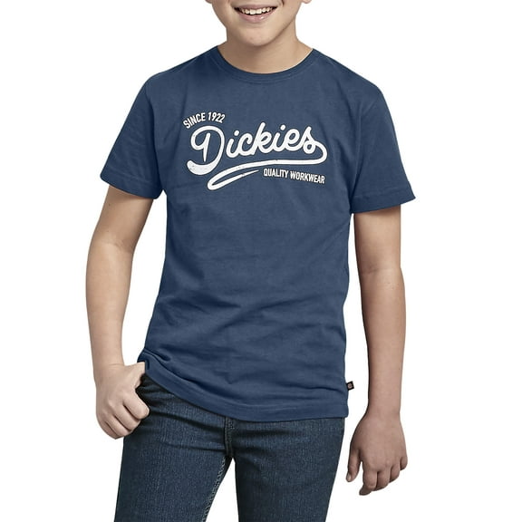 Dickies Kids' Short-Sleeve Cursive Script Premium Graphic Tee / T-Shirt