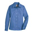 thumbnail image 1 of Dickies L254 Women's Oxford Long Sleeve Shirt - French Blue - XL, 1 of 2