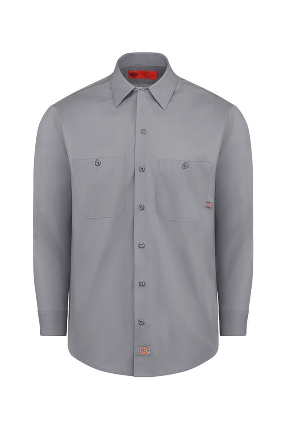 L535 Industrial Long Sleeve Work Shirt - Graphite Grey - L