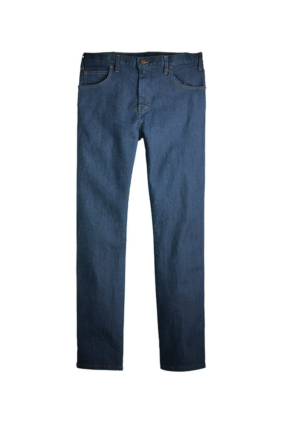 LD21 Industrial 5-Pocket Flex Jeans - Rinsed Indigo Blue - 30I - 38W