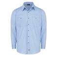 thumbnail image 1 of Dickies LL51L Industrial Worktech Ventilated Long Sleeve Work Shirt - Long Sizes - Light Blue - MT, 1 of 1