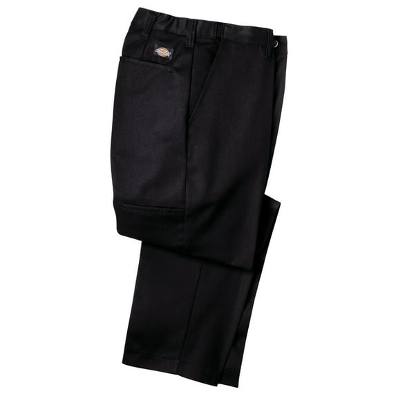 Dickies Mens LP700 Flat Front Comfort Waist Pant Black 52W x UU