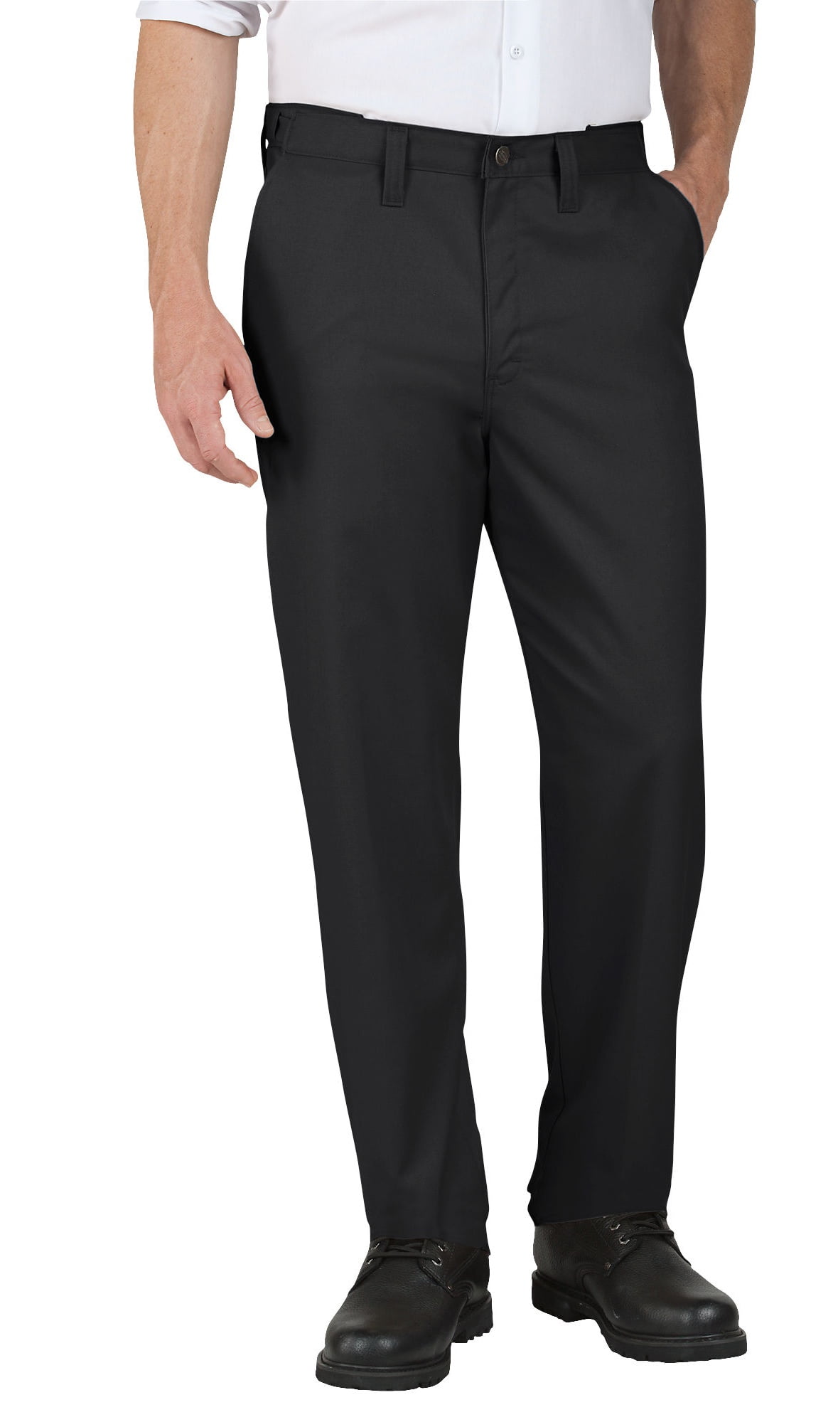 Genuine Dickies Mens Relaxed Fit Straight Leg Flat Front Flex Pant Walmart
