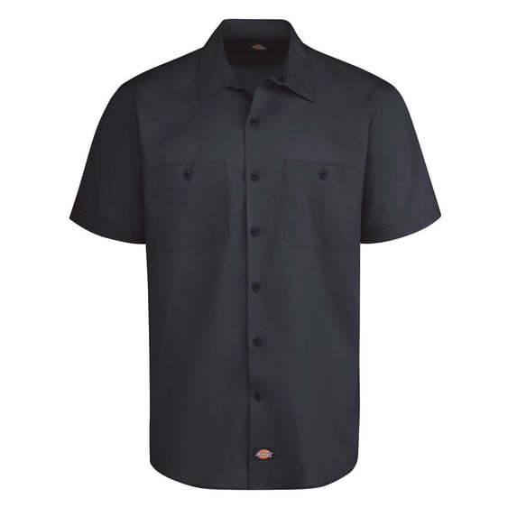 Dickies LS51 Industrial Worktech Ventilated Short Sleeve Work Shirt - Dark Navy - S