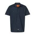 thumbnail image 1 of Dickies Ls535 Short Sleeve Industrial Work Shirt-Dark Navy-2X, 1 of 2