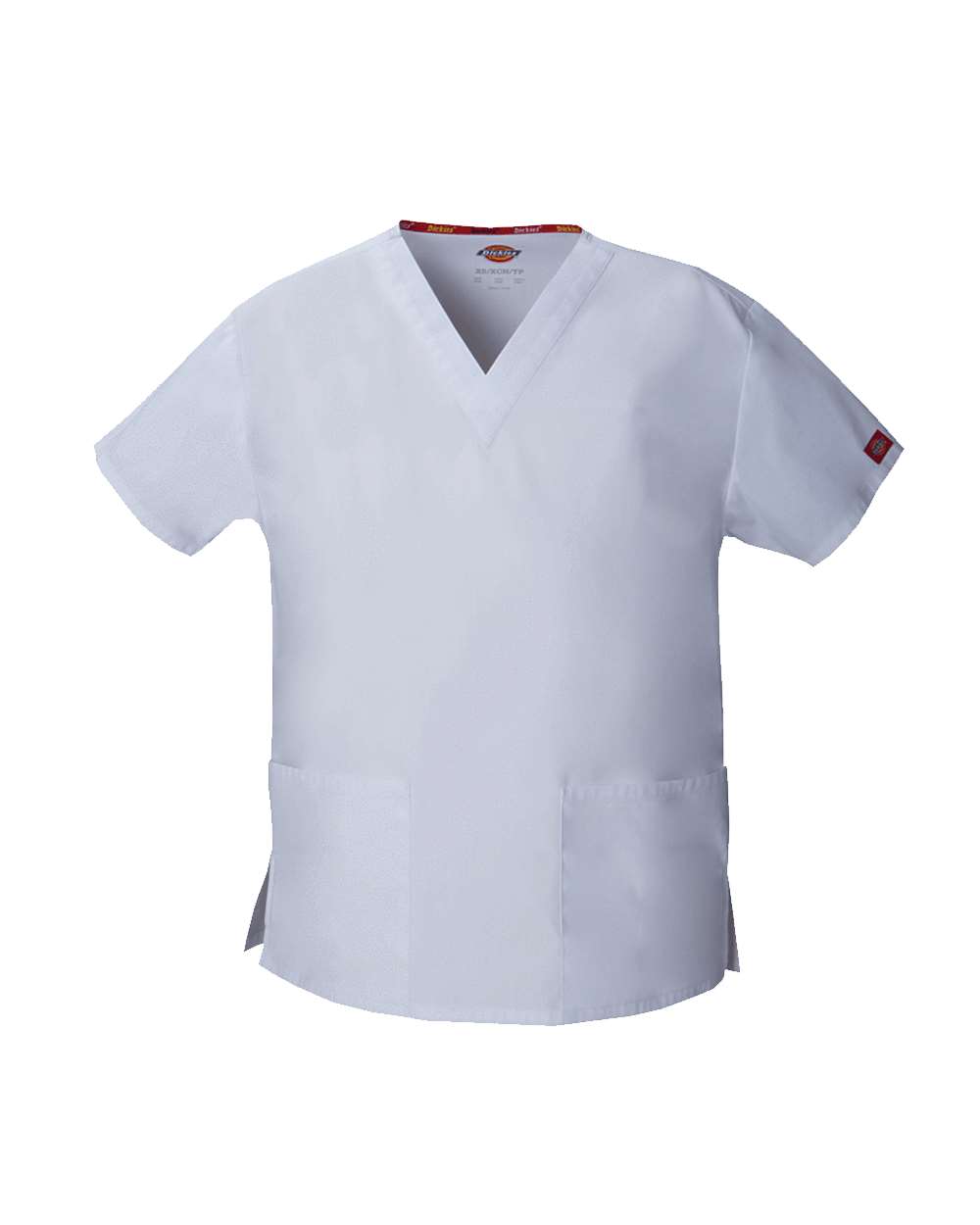 Dickies Medical 86706 Women's Missy V-Neck Top - White - 2XL