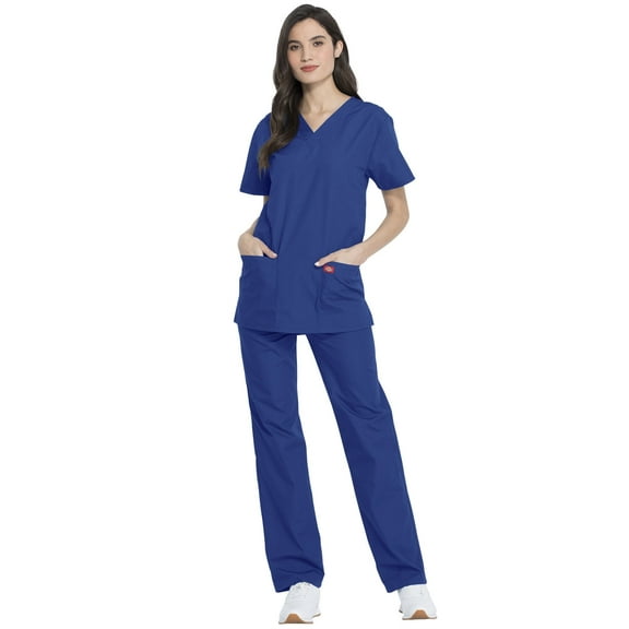 Dickies Men & Women Top and Pant Medical Scrubs Set DKP520C