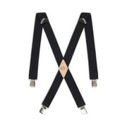 Dickies Men's 1-1/2 Solid Straight Clip Suspender