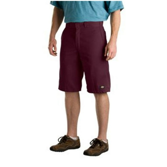 Dickies Men's 13" Multi-Pocket Work Shorts BURGUNDY 44"