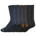 thumbnail image 1 of Dickies Men's 6 pairs Dri-Tech Ultra Light Crew Socks, Sizes 6-12, Tipped, 1 of 2