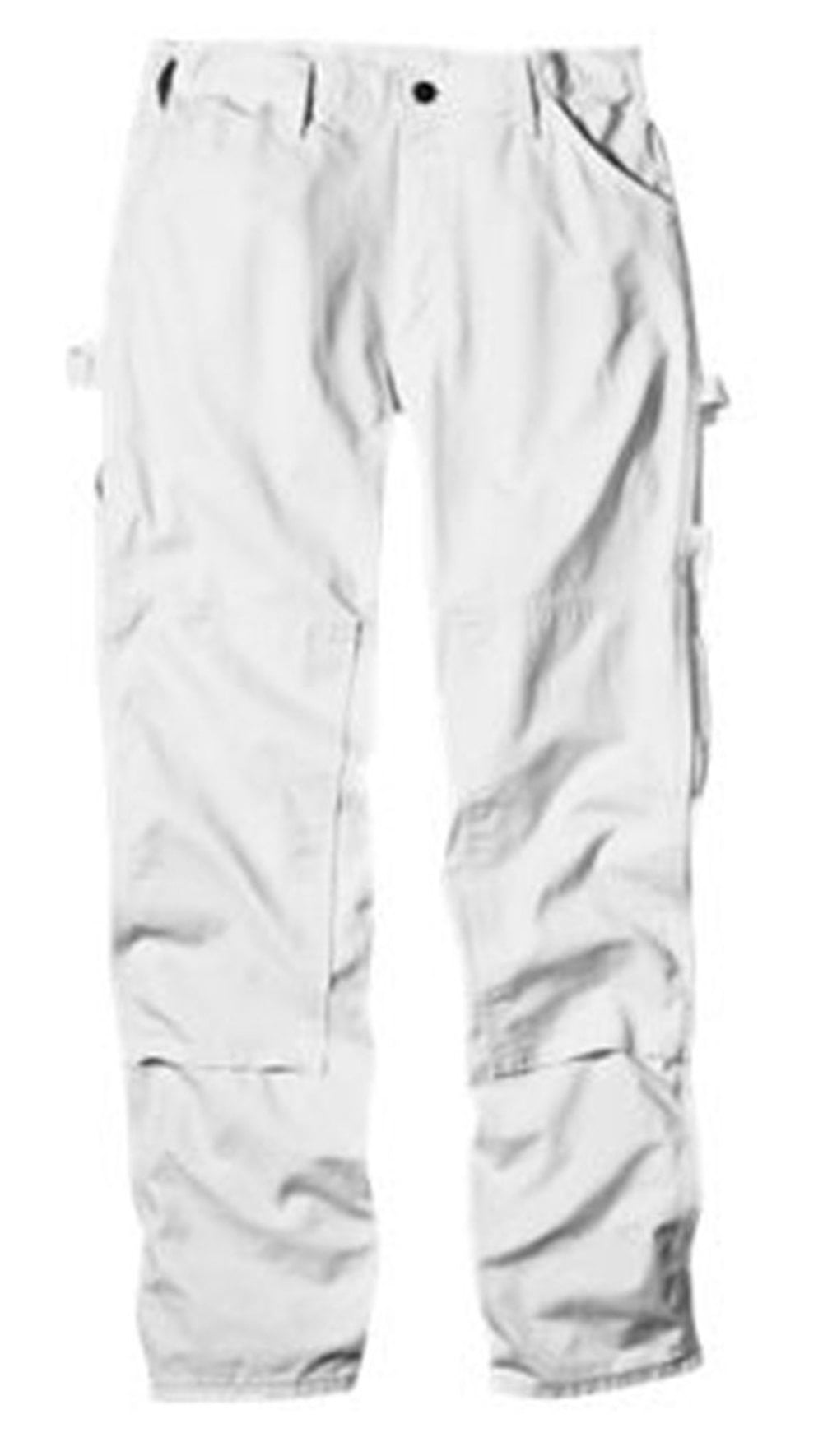 Dickies Men's 8  Ounce Double Knee Painter's relaxed fit Pant, White,  W x L