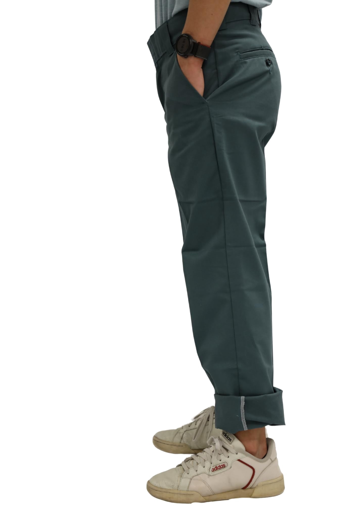 Dickies Men's 850 Flex Twill Slim Taper Pant, Lincoln Green, 29W x
