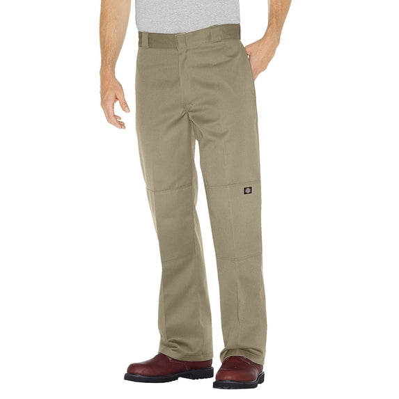 Dickies Men's 85283 Loose Fit Double Knee Cell Phone Pocket Work Pants KH 32X30