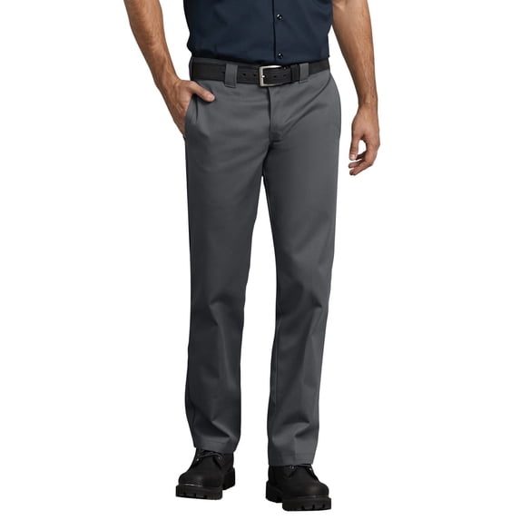 Dickies Men's 873 Slim Fit Work Pants, Charcoal, 34X34