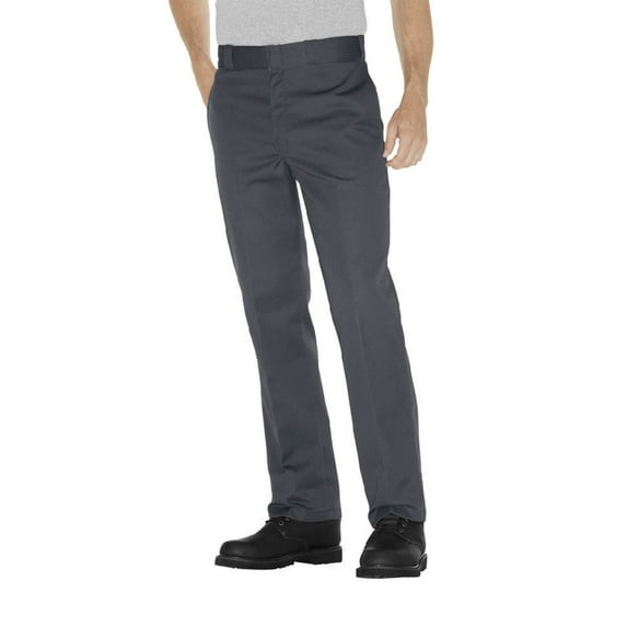 Dickies Men's 874 Pants Classic Original Fit Work School Uniform Straight Leg, Charcoal, 52X32