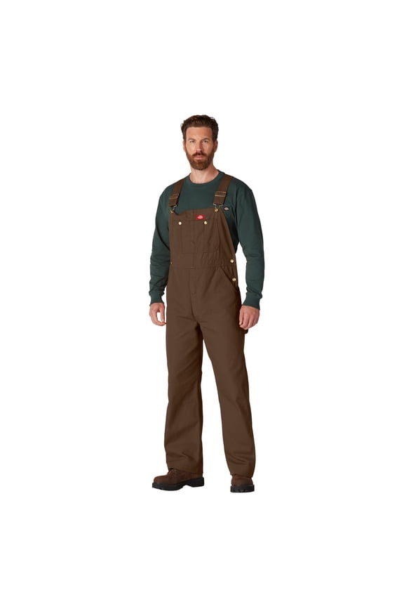 Men's Classic Bib Overalls, Rinsed Timber Brown, 38X30