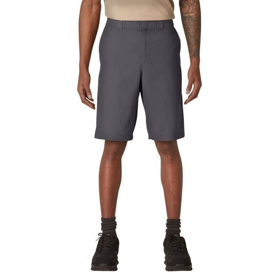 Dickies Men's Cooling Active Waist Shorts, 11", Lightweight Moisture-Wicking Work Shorts with Flexible Waistband and Durable Fabric