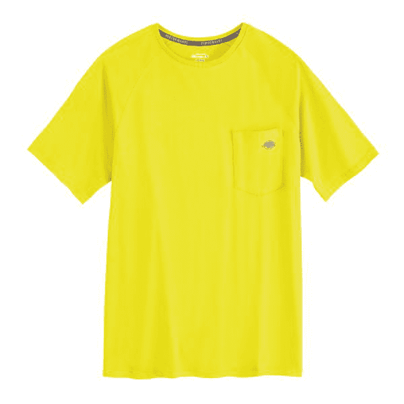 Dickies Men's Cooling Short Sleeve Pocket T-Shirt Moisture Wicking Breathable Work Tee Durable Cotton Blend Comfort Fit for Everyday Wear