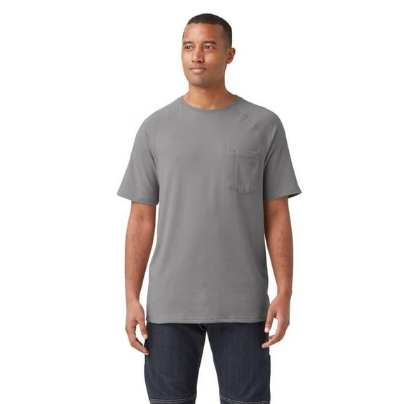 Dickies Men's Cooling Short Sleeve Pocket T-Shirt Moisture Wicking Breathable Work Tee Durable Cotton Blend Comfort Fit for Everyday Wear