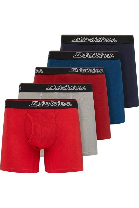 Men's Cotton Boxer Briefs – 5-Pack, Ultimate Comfort & Durability for All-Day Wear