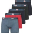 thumbnail image 1 of Dickies Men's Cotton Boxer Briefs – 5-Pack, Ultimate Comfort & Durability for All-Day Wear, 1 of 7