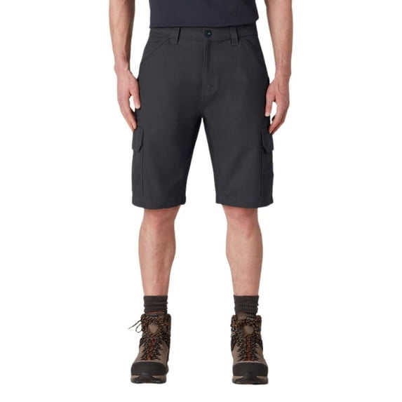 Dickies Men's DuraTech Ranger Relaxed Fit Duck Shorts, 11", Black, 30
