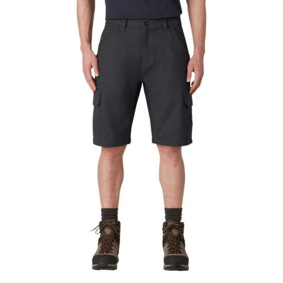 Dickies Men's DuraTech Ranger Relaxed Fit Duck Shorts, 11", Black, 32