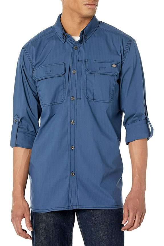 Men's DuraTech Ranger Ripstop Shirt, Dark Denim, M