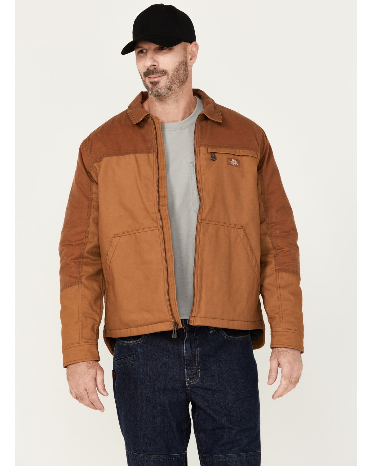 Dickies Men's Eisenhower Wax Coated Canvas Work Jacket - TJ400BD US ...