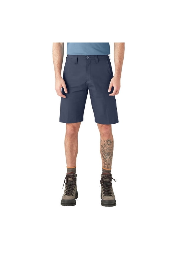 Men's FLEX Cooling Regular Fit Utility Shorts 11" Durable Work Shorts with Stretch Fabric Breathable Comfort for Work or Casual Wear