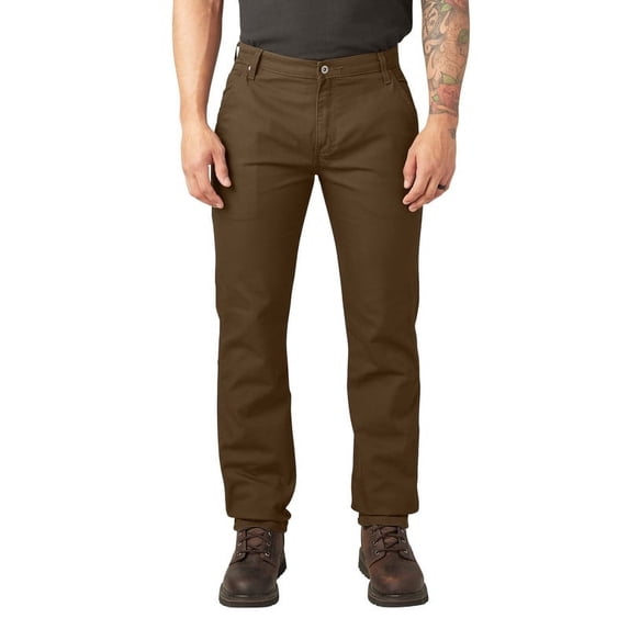 Dickies Men's FLEX Regular Fit Duck Carpenter Pants with Durable Stretch Fabric, Utility Pockets, and Reinforced Knees for Workwear