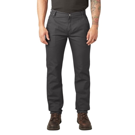 Dickies Men's FLEX Regular Fit Duck Carpenter Pants, Stonewashed Slate, 36X30