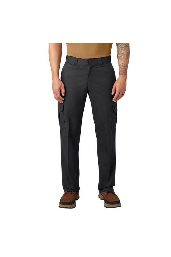 Men's FLEX Relaxed Fit Cargo Pants – Durable Stretch Workwear with Multiple Pockets, Comfortable Cotton Blend for All-Day Mobility