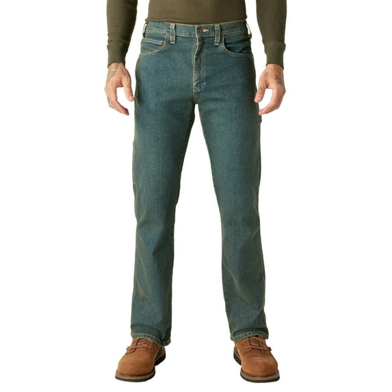 Dickies Men's FLEX Relaxed Fit Carpenter Jeans, Heritage Tinted Khaki, 44W x 30L