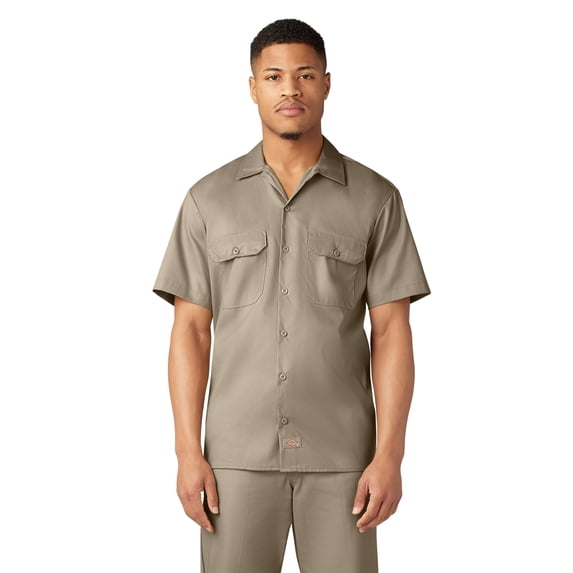 Dickies Men's FLEX Relaxed Fit Short Sleeve Work Shirt