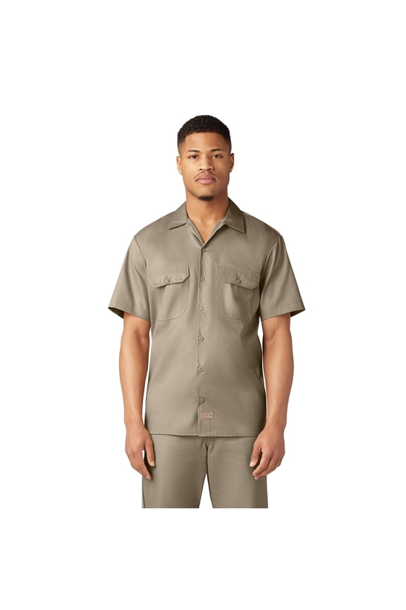 Men's FLEX Relaxed Fit Short Sleeve Work Shirt