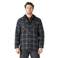 thumbnail image 1 of Dickies Men's Flannel Hooded Shirt Jacket | Warm Quilted Lining, Soft Brushed Fabric, Durable Snap Front, Everyday Workwear Comfort, 1 of 5