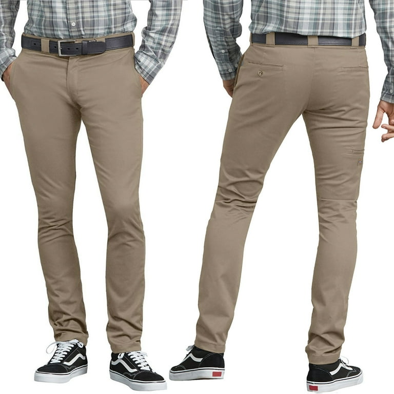 Dickies Men s Flex Skinny Straight Fit Work Pants Desert Sand DS