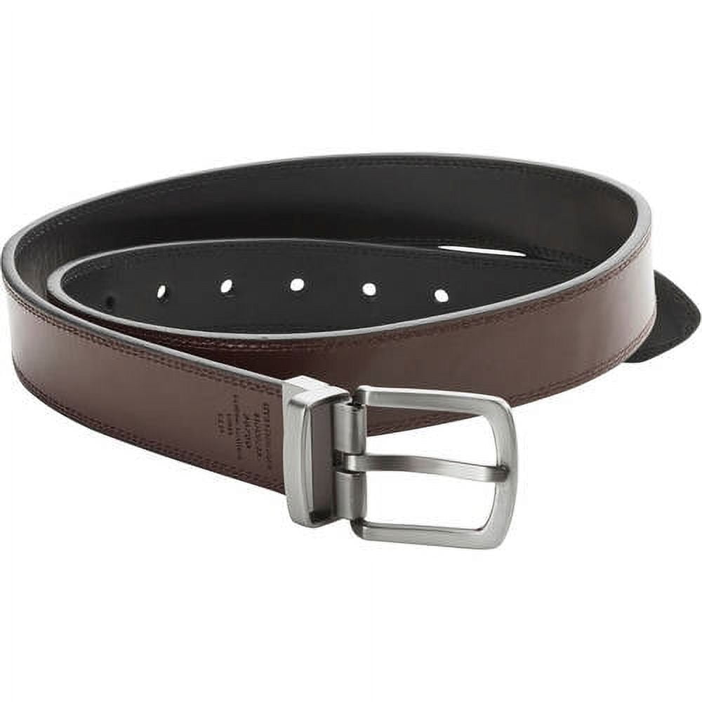 Dickies Men s Genuine Leather Reversible Belt Walmart