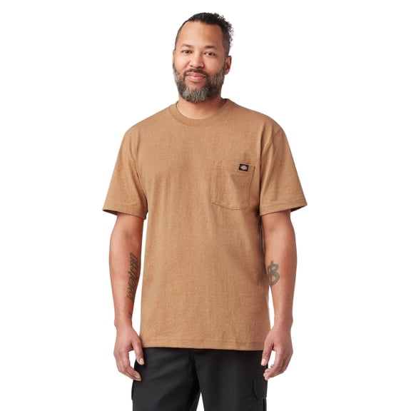 Dickies Men's Heavyweight Heathered Short Sleeve Pocket T-Shirt