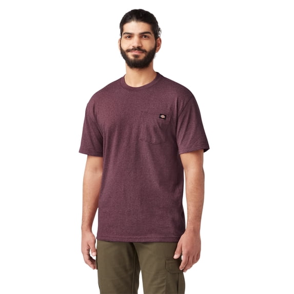 Dickies Men's Heavyweight Heathered Short Sleeve Pocket T-Shirt