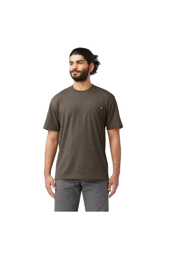 Men's Heavyweight Heathered Short Sleeve Pocket T-Shirt