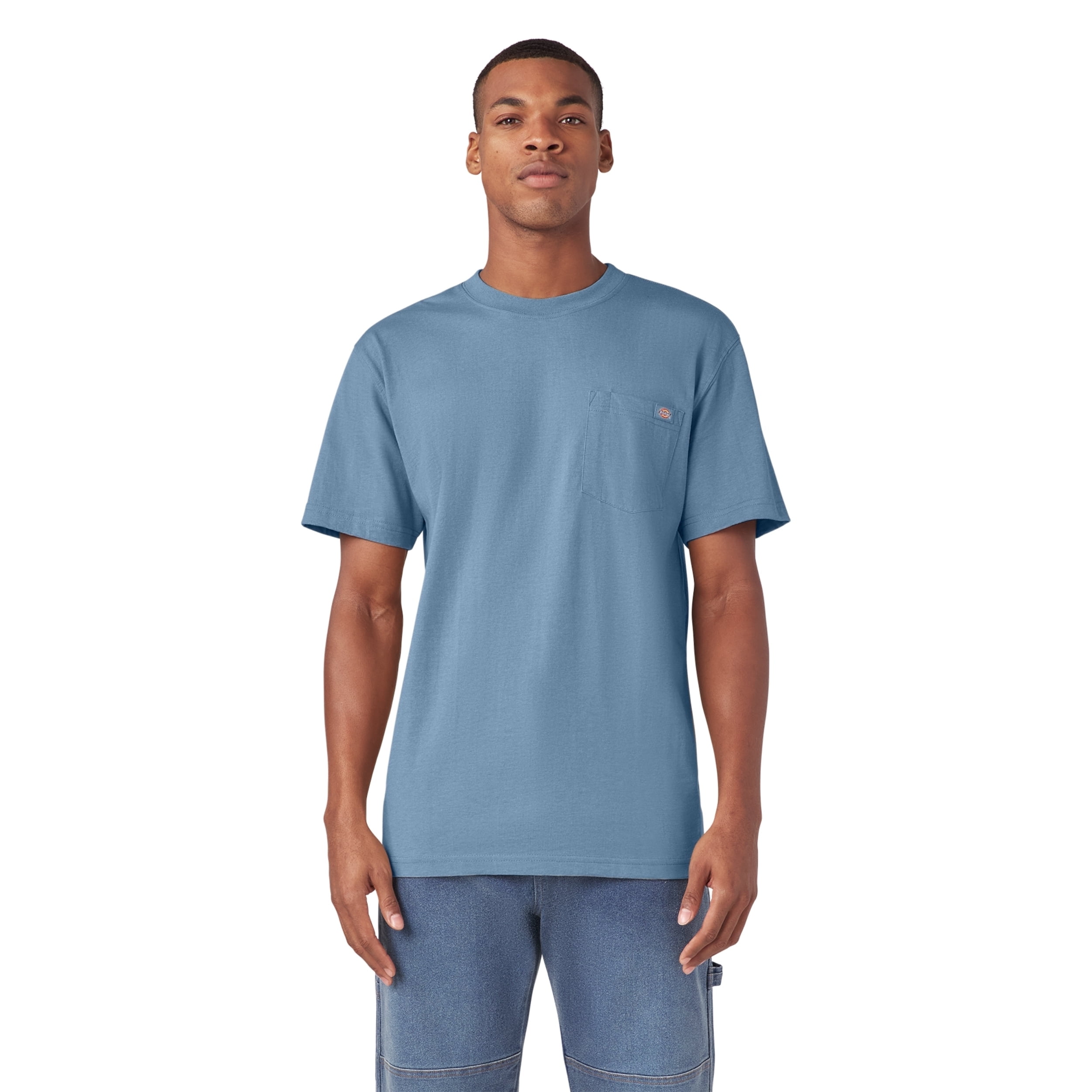 Dickies Men's Heavyweight Heathered Short Sleeve Pocket T-Shirt