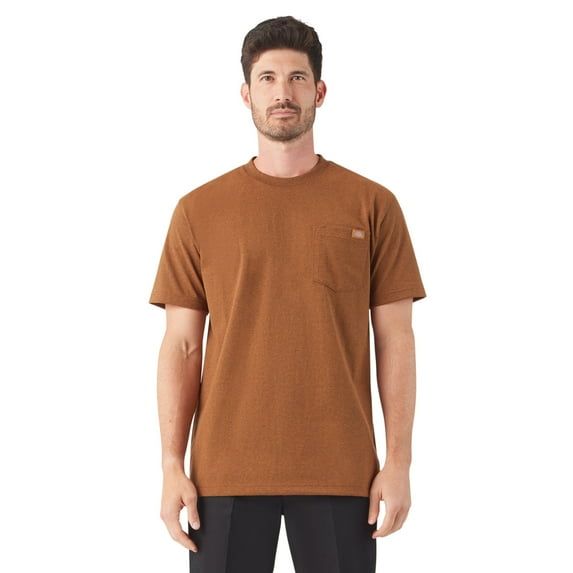 Dickies Men's Heavyweight Heathered Short Sleeve Pocket T-Shirt