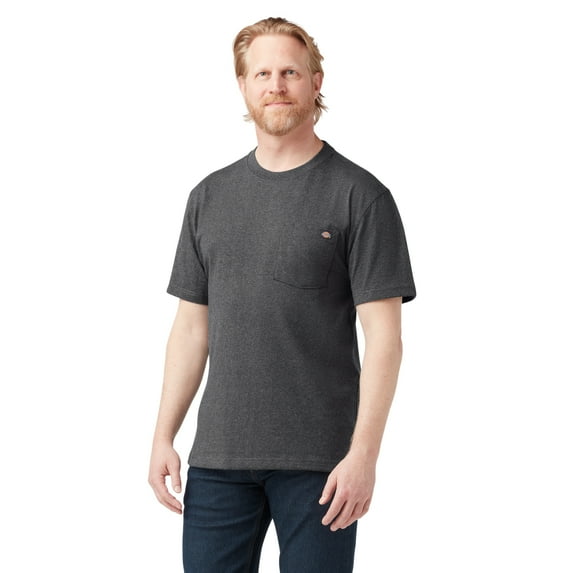 Dickies Men's Heavyweight Heathered Short Sleeve Pocket T-Shirt
