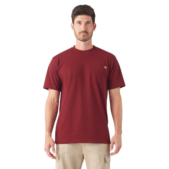 Dickies Men's Heavyweight Heathered Short Sleeve Pocket T-Shirt