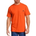 thumbnail image 1 of Dickies Men's Heavyweight Neon Short Sleeve Pocket T-Shirt, High-Visibility Cotton Work Shirt for Jobsite, Outdoor, or Casual Wear, 1 of 4