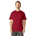 thumbnail image 1 of Dickies Men's Heavyweight Short Sleeve Pocket T-Shirt, English Red, S, 1 of 5